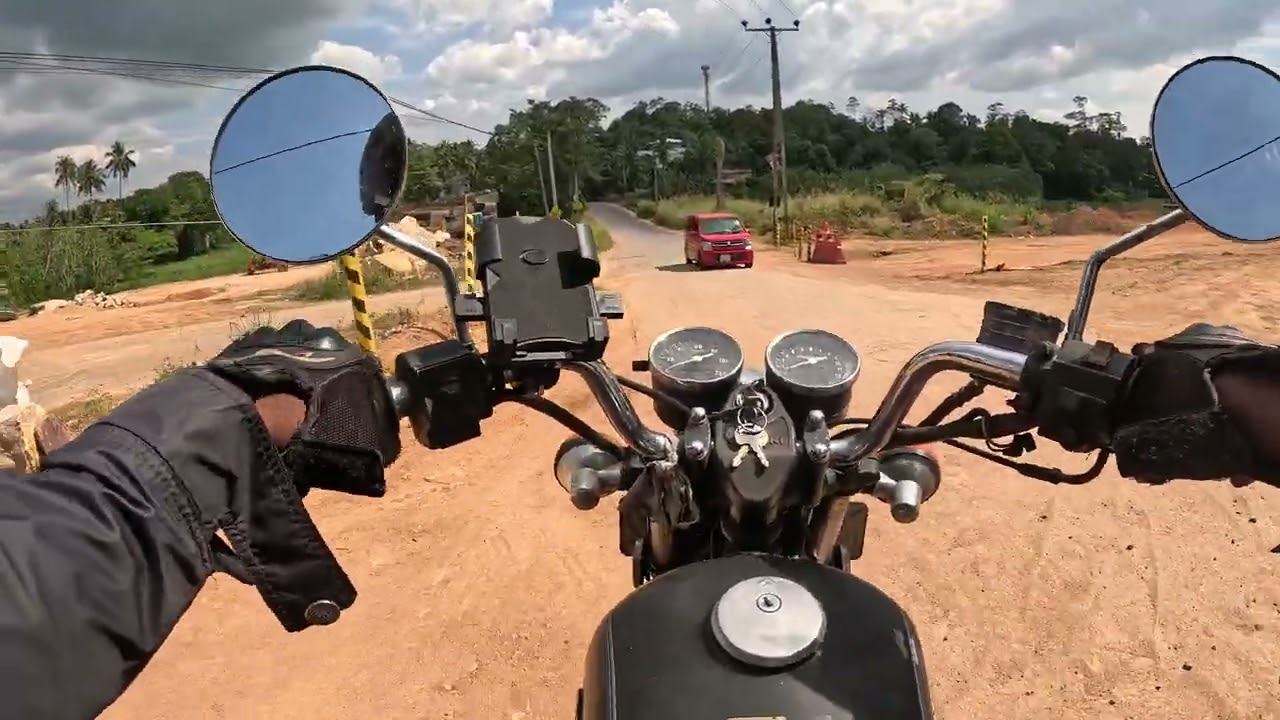 4K Bike Ride | Ganemulla to Kirillawala 🚴‍♂️ | Peaceful Village Roads Sri Lanka