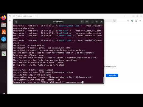 Configuring Apache2 to use HTTPS on Ubuntu Linux