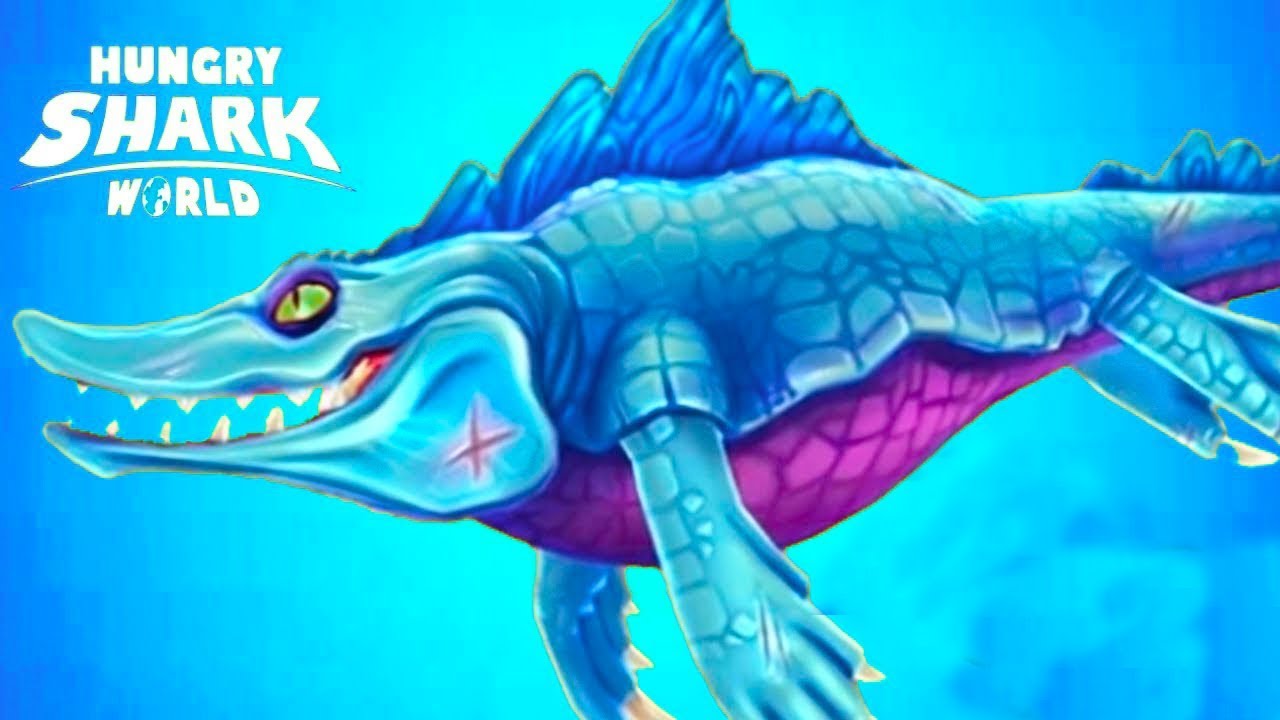Hungry Shark World - Mr Snappy Mosasaurus Gameplay | Android Gameplay ...