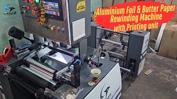Aluminium foil rewinding machine | Aluminium foil roll making machine | India