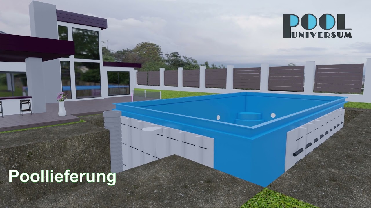Polypropylen Pool Installation PoolUniversum YouTube