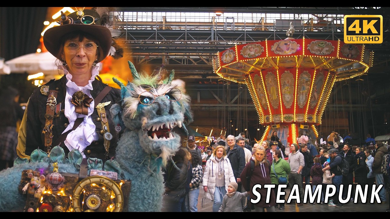 10. Steampunk Jahrmarkt 2026 - Jahrhunderthalle Bochum - 4k Steampunk Video