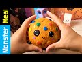 Squishy food for dinner fictional  monster meal asmr eating sounds  kluna tik style