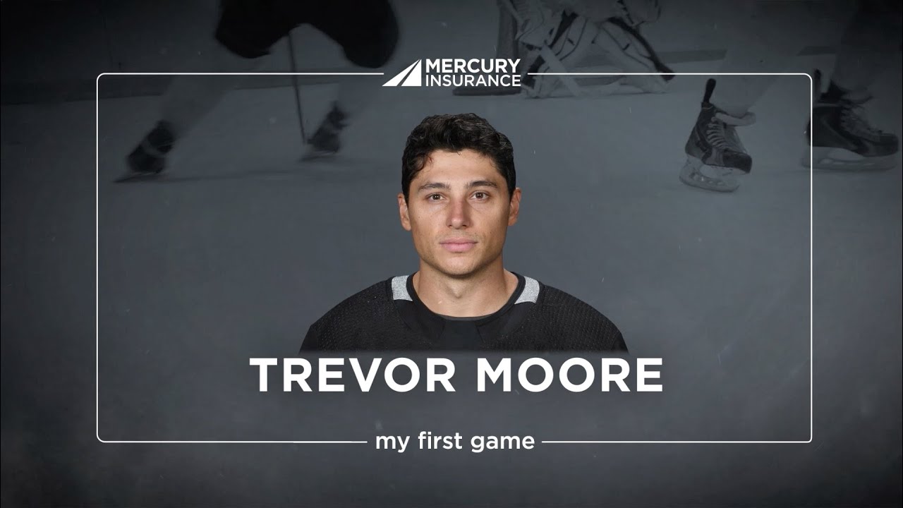Trevor Moore of the Kings: My First Game by Mercury Insurance