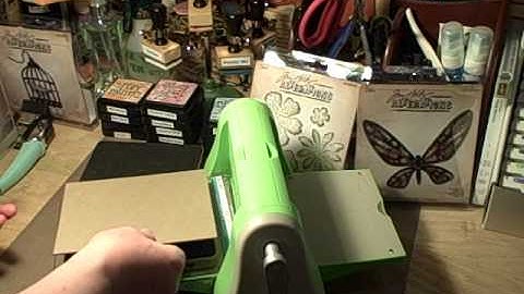 The Cuttlebug and Sizzix Tim Holtz Alterations dies.