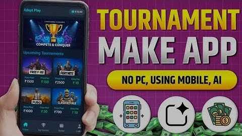 How to Create Full Stack Tournament App on Mobile | Full Tutorial | No PC, Using AI (Hindi) //