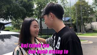 Video thumbnail of "puas yog koj ntshai-karaoke"