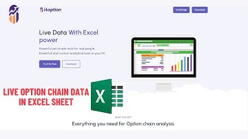 NSE Live Option chain live data in excel II Nifty & Bank nifty