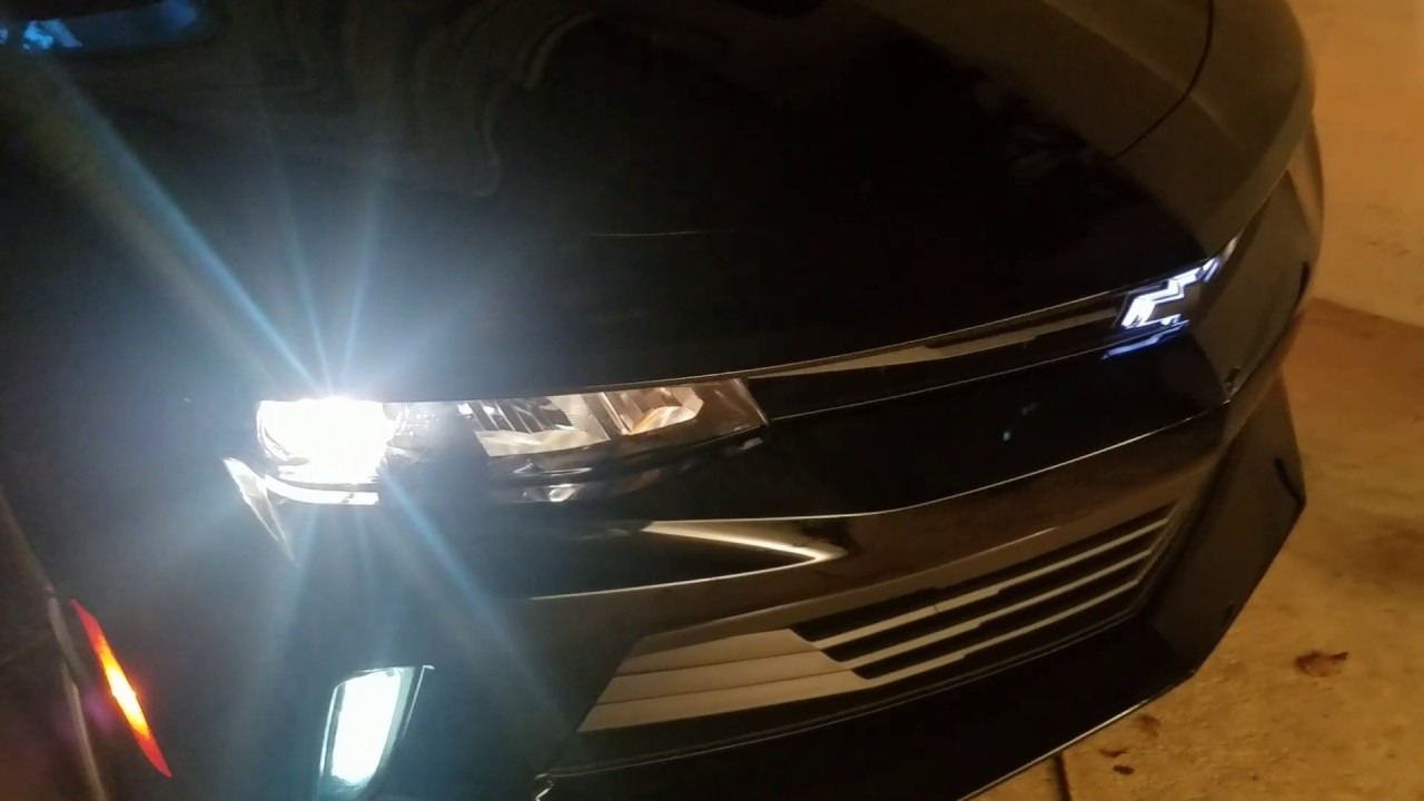 16 camaro illuminated bowtie - YouTube