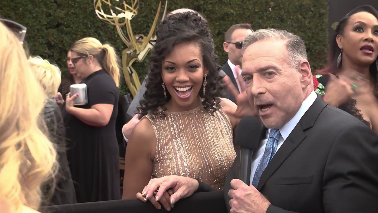 Mishael Morgan Interview - The Young and the Restless - 45th Annual Daytime Emmys Red Carpet