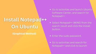 How to install Notepad   On Ubuntu using Software Center (Graphical Method)