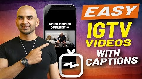 How to Make IGTV Videos With CAPTIONS (STEP BY STEP TUTORIAL + FREE TEMPLATE)