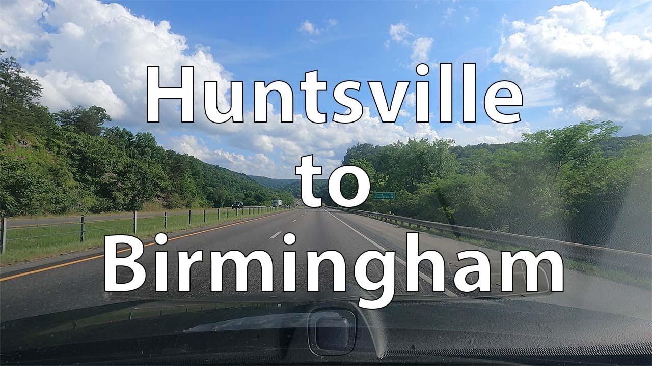 [4K] Driving from Huntsville to Birmingham (US)