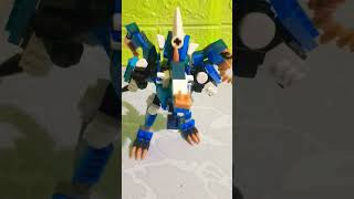 #lego  mech Drgon xanh