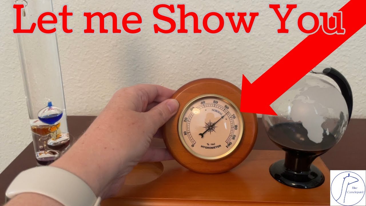 Lily's Home Analog Weather Station, with Galileo Thermometer, Glass