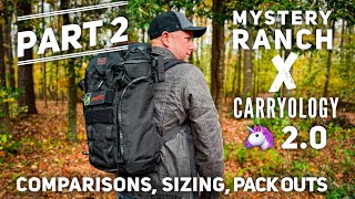 Mystery Ranch x Carryology UNICORN 2.0 // Comparisons (LOTS!), Sizing + EDC & Travel Pack OUTS