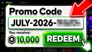How to Get FREE ROBUX in 2026 🎁 *SECRET* Roblox Promo Codes (10,000 Free Robux)