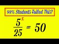 Solving a 'Harvard' University Entrance Exam Question x=?