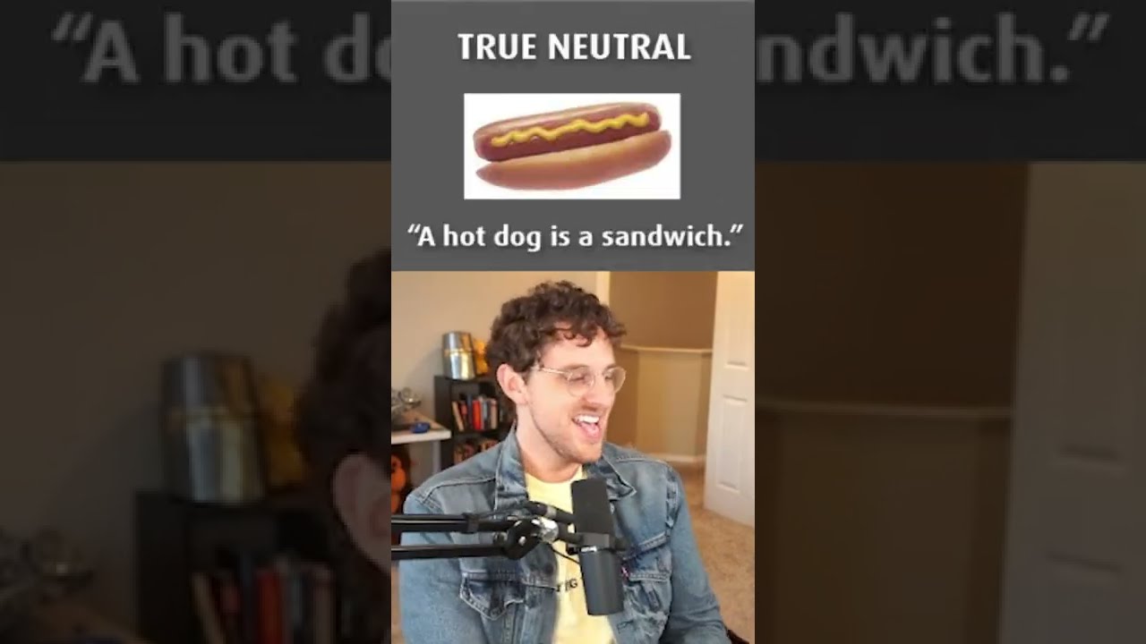 Is a hotdog a sandwich? #shorts