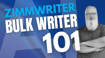 ZimmWriter 101 - How To Write 10+ Blogs in Minutes With Bulk Writer