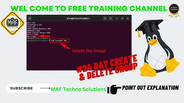 #24 Creating a group  | group del command | How to give a password to user on Linux