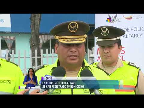 Distrito Eloy Alfaro: reportan 19 muertes violentas en lo que va del año