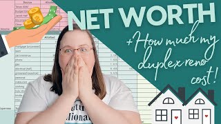 How much my Duplex Renovation cost + Net worth update!