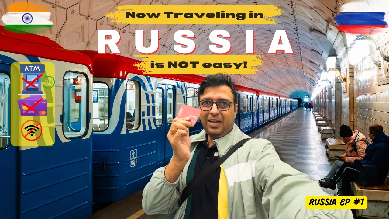 No Cards, No Internet, No ATM! My First Day in Russia 🇷🇺