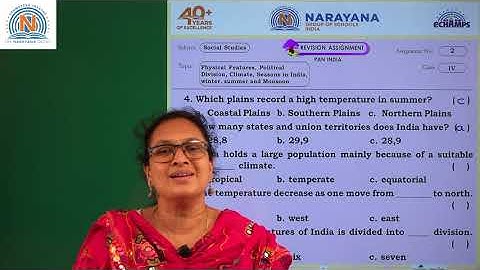 12TH AUG PAN INDIA CLASS IV SOCIAL ASSIGNMENT 2 KEY