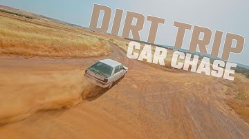 Epic FPV Drone Car Chase | Cinematic Shots of a Classic Renault 11 on Dirt Roads