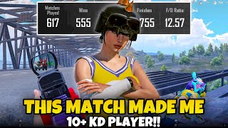 THIS MATCH MADE ME A 10+ KD/FD PLAYER IN BGMI💥 | Mew2.