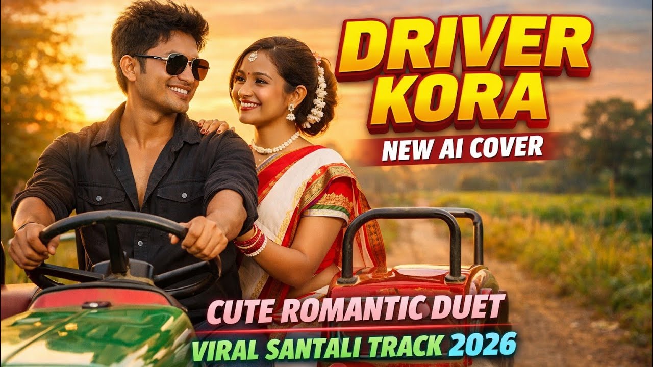 DRIVER KORA | New Santali Song 2026 | Cute Romantic Duet | AI Cover | Viral Santali Track