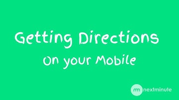 Getting Directions to a Job on the NextMinute App