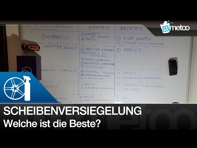 Welche Scheibenversiegelung ist die Beste  Scheibenversiegelung Erfahrungen  Test #83metoo 