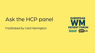 Ask the HCP - panel Q\u0026A
