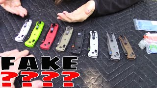 We got a FAKE Benchmade Bugout  Some Differences