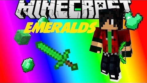 EMERALD MOD! | Dimension, Mobs, Weapons, Items [1.7.2] (HD)