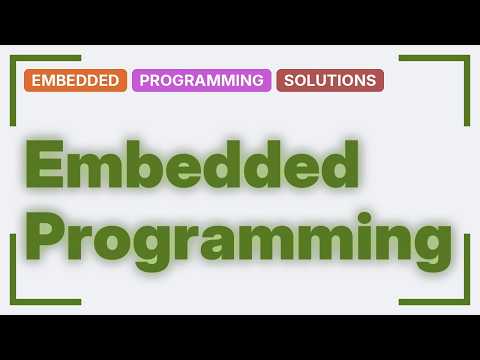 Embedded C programming material (8 Solutions!!)