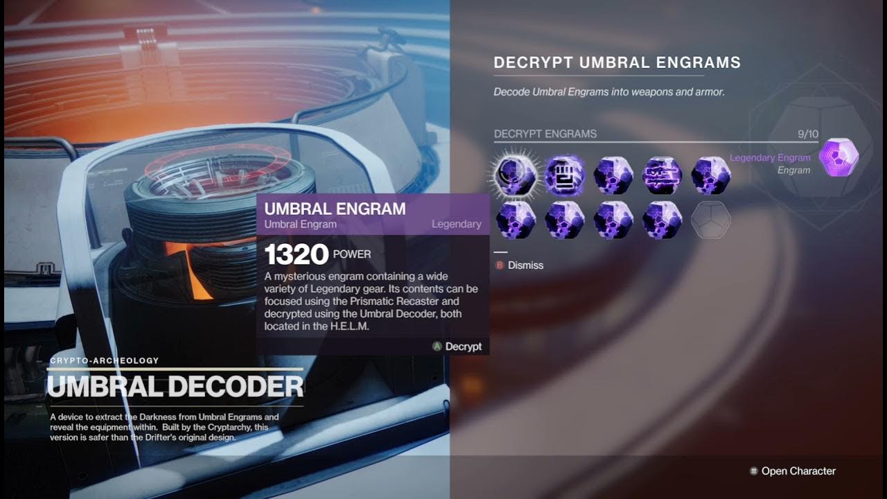 Umbral Engram Farm Season Of The Lost Helm, Destiny 2, Umbral Engrams, Season of the Lost - YouTube