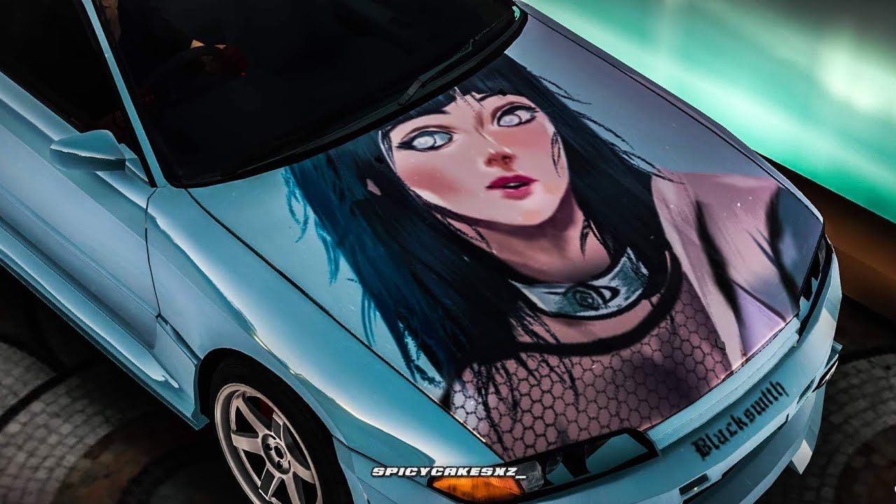 Building HINATA itasha on Nissan R32| tutorial | car parking ...