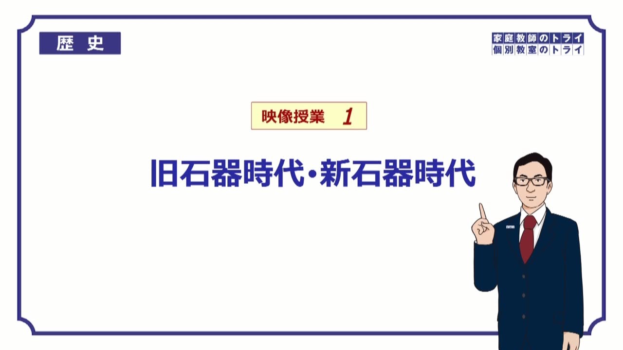 中学歴史 猿人 原人 新人 映像授業のtry It トライイット