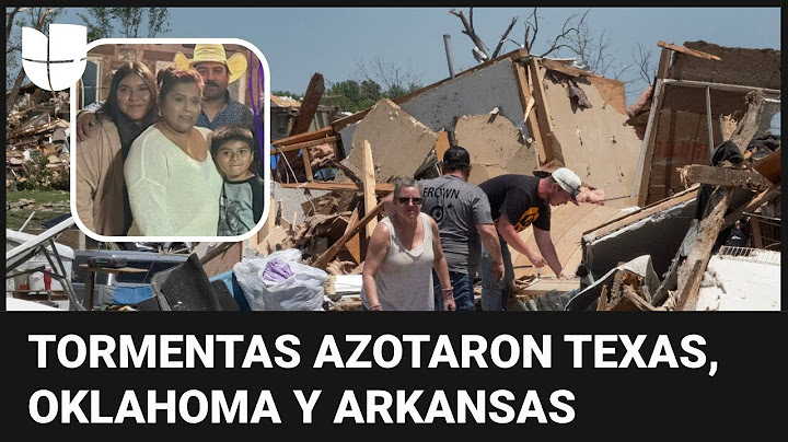 Una madre hispana y dos de sus hijos, entre las víctimas mortales de los tornados en Texas