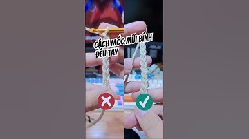 Cách móc mũi bính đều tay  #crochet #crochettips #crochetchain #crochettutorial #moclen #mocmuibinh