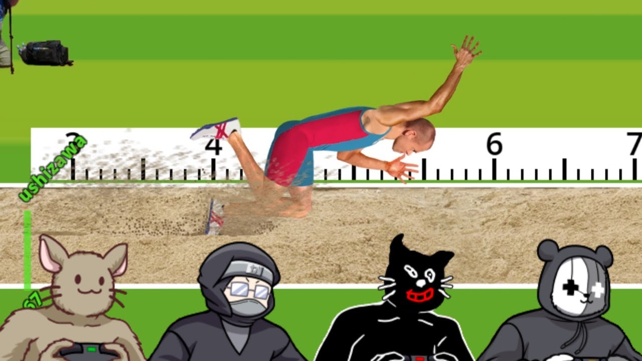 【４人】本当にレベルの低い陸上競技の世界へようこそ【Ragdoll Runners】