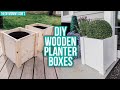 DIY WOODEN PLANTER BOX | Outdoor DIY & Decor Challenge