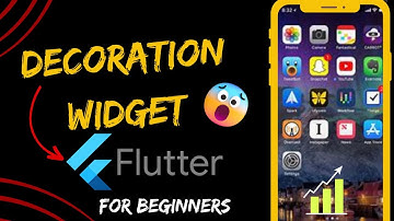 flutter container widget || decoration widget in Flutter