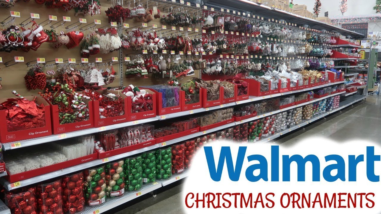 WALMART CHRISTMAS ORNAMENTS!!! COME WITH ME  YouTube