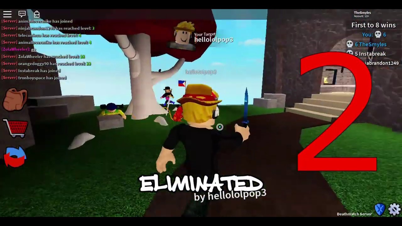 How Many Kills Can I Get In Roblox Assassin Youtube - how many people can u kill roblox murderer youtube