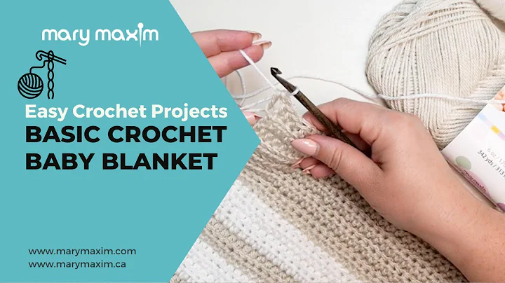 Easy Crochet Baby Blanket Tutorial