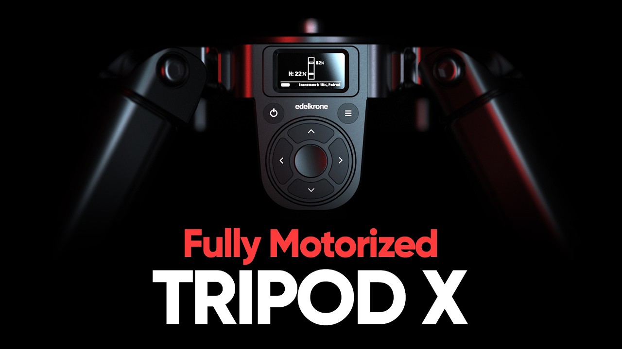 The Tripod That Raises, Lowers, and Levels Itself | Tripod X